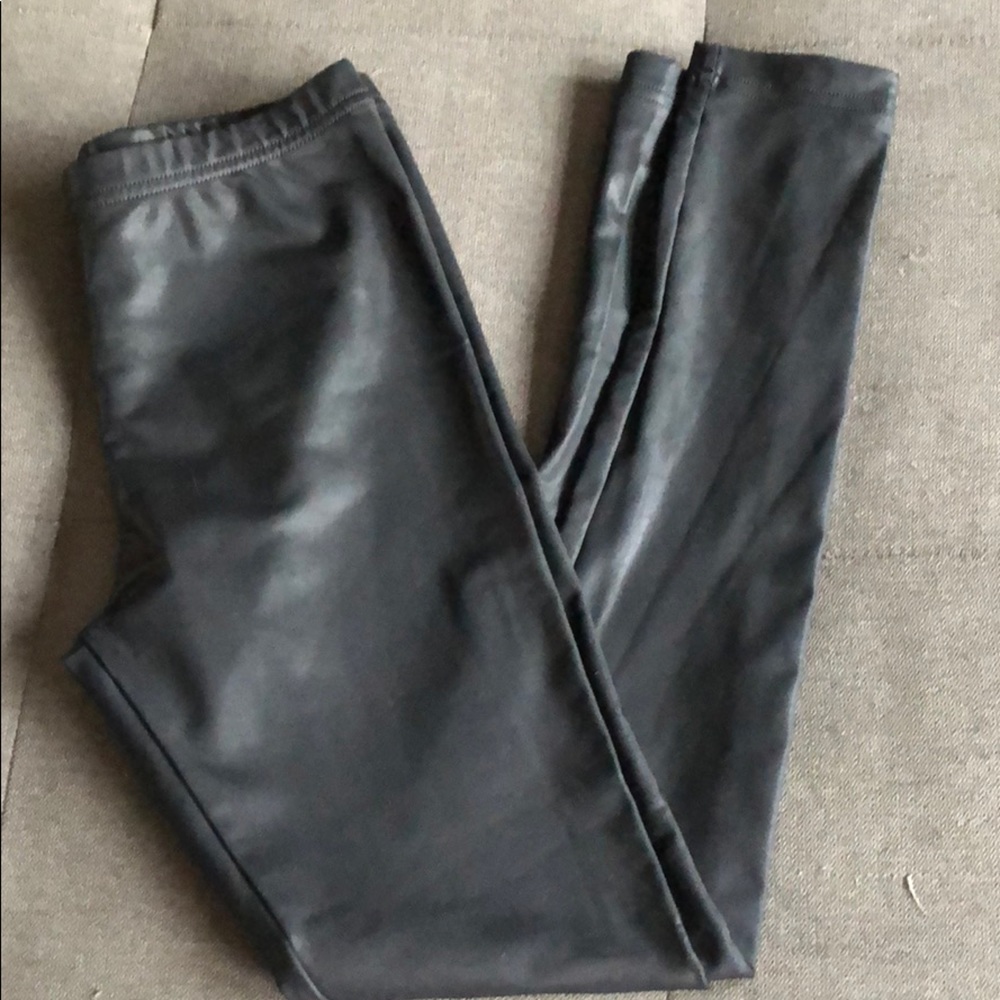 American apparel faux leather leggings